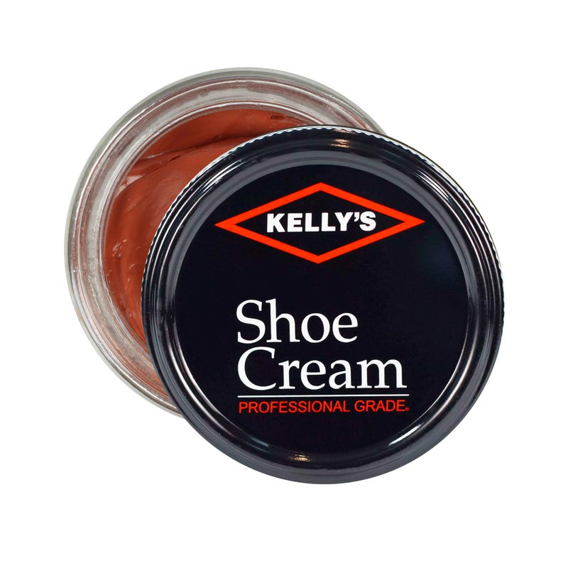 KELLYS Kelly's Cognac Shoe Polish 1.5 oz - Professional Leather Shoe Cream - Image 2